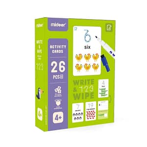 Write & Wipe Cards – 123 – Mideer Write & Wipe Cards - 123 Mideer Early Education