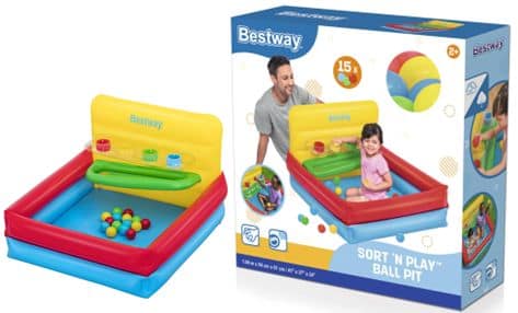 Bway Sort N Play Ball Pit 104X94X61Cm Bestway Toys