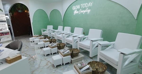 Classic Or Gelish Manicure & Pedicure W/ Optional Hair Wash & Blowdry Sharjah & N. Emirates