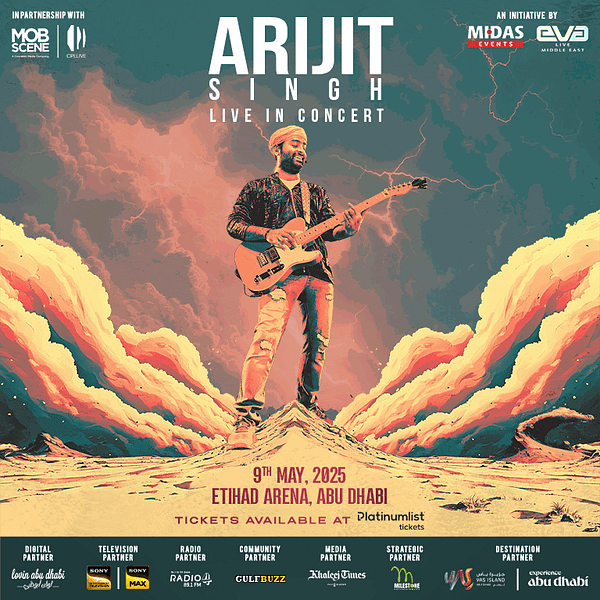 Arijit Singh Live in Concert at Etihad Arena in Abu Dhabi Desi Events