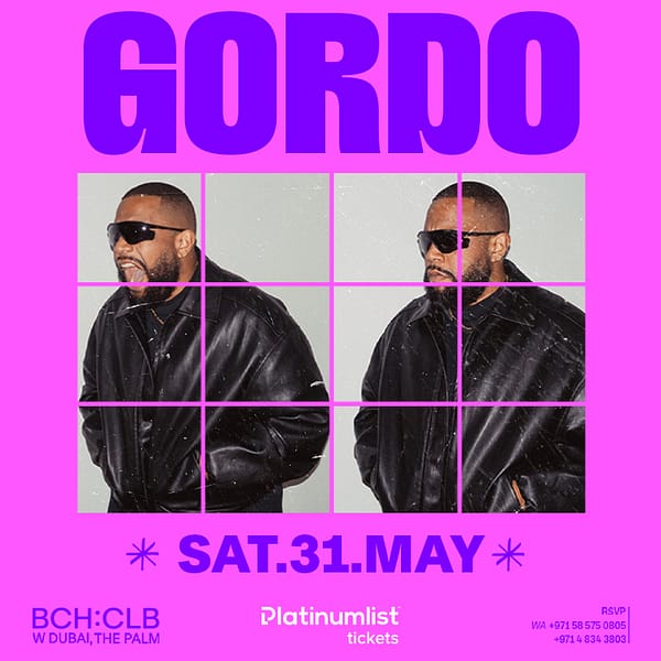 DJ Gordo at BCH CLB in Dubai Nightlife
