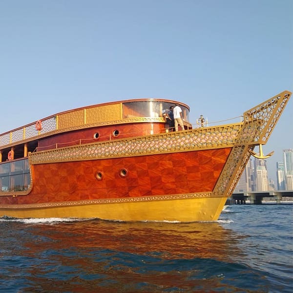 Ocean Empress Dhow Dinner Cruise +  Free Al Shindagha Museum Tickets Boat Tours and Cruises