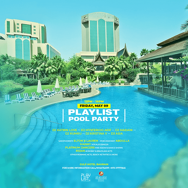 Playlist Pool Party at The Gulf Hotel