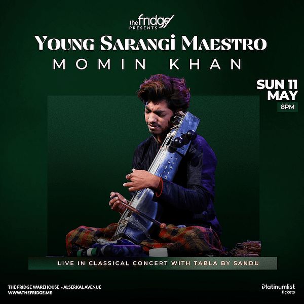 The Fridge Presents: Young Sarangi Maestro Momin Khan in Dubai Concerts
