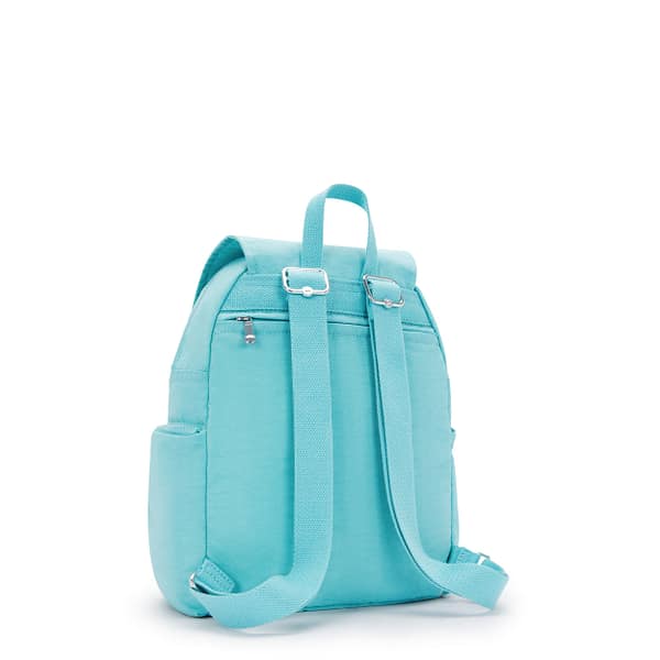 KIPLING Small Backpack with Adjustable Straps Female Deepest Aqua City Zip S  -  I3523-T6E Kipling