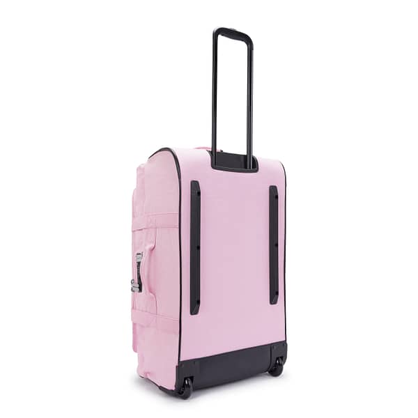 KIPLING edium Wheeled Suitcase with Adjustable Straps Female Blooming Pink Aviana M  -  I2966-R2C Kipling