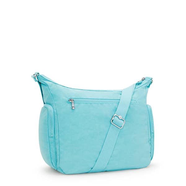 Kipling Large Crossbody Bag With Adjustable Straps Female Deepest Aqua Gabb  -  I5740-T6E Kipling