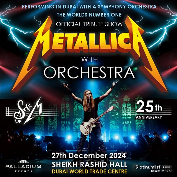 METALLICA SHOW S&M TRIBUTE with PALLADIUM Orchestra Live in Dubai Concerts