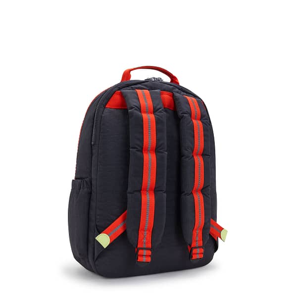 KIPLING Large Backpack with Separate Laptop Compartment Unisex Iron Bold Zip Bold Seoul Lap  -  I7050-N4W Kipling