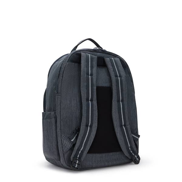 KIPLING Large Backpack with Separate Laptop Compartment Unisex Marine Navy Seoul College  -  I7866-58C Kipling