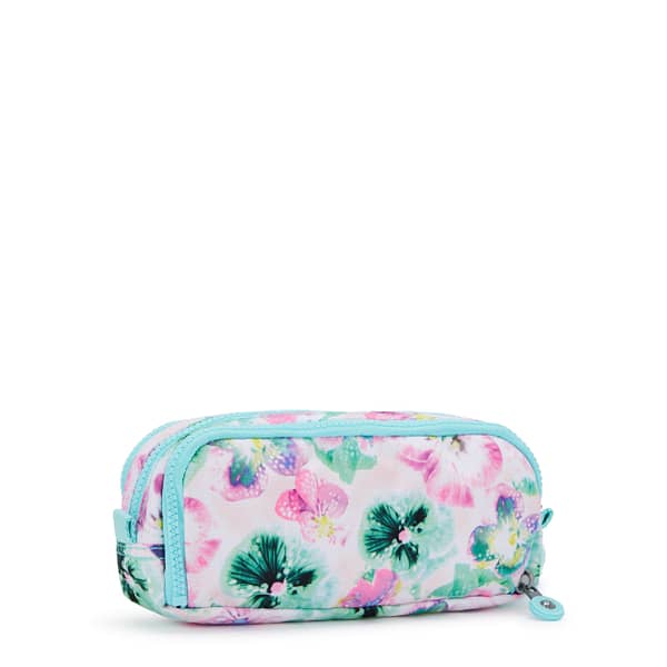 KIPLING Large pencase Female Aqua Blossom Gitroy  -  I3560-7EC Kipling