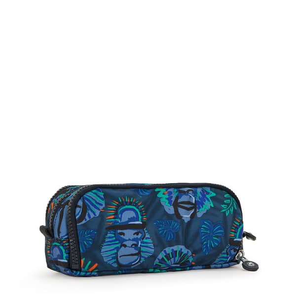 KIPLING Large pencase Unisex Blue Monkey Fun Gitroy  -  I3560-8HJ Kipling