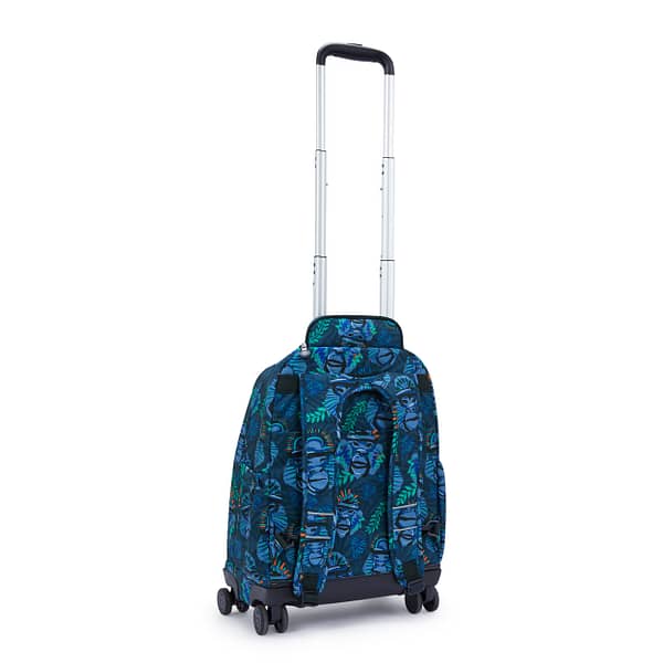 KIPLING Large wheeled backpack (with laptop protection) Unisex Blue Monkey Fun New Zea  -  I4674-8HJ Kipling