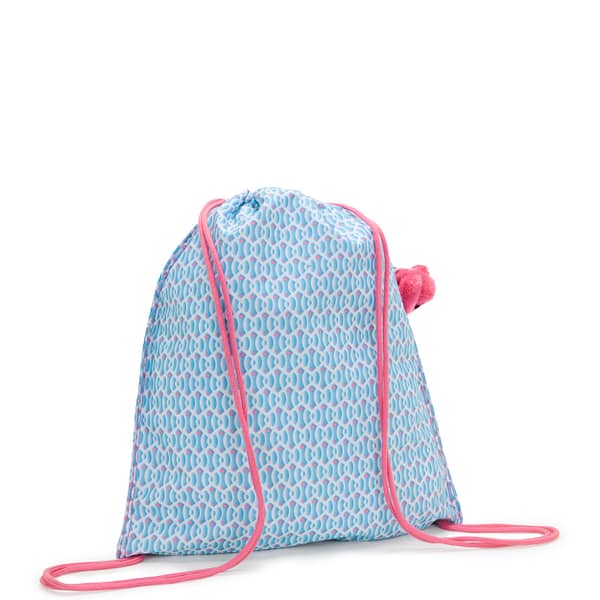 KIPLING Medium backpack (with drawstring) Female Dreamy Geo C Supertaboo  -  I5637-D1W Kipling