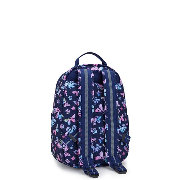 KIPLING Small Backpack (With Laptop Protection) Female Butterfly Fun Seoul S  -  I5357-F5K Kipling