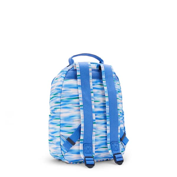 KIPLING Small Backpack (With Laptop Protection) Female Diluted Blue Seoul S  -  I5611-TX9 Kipling