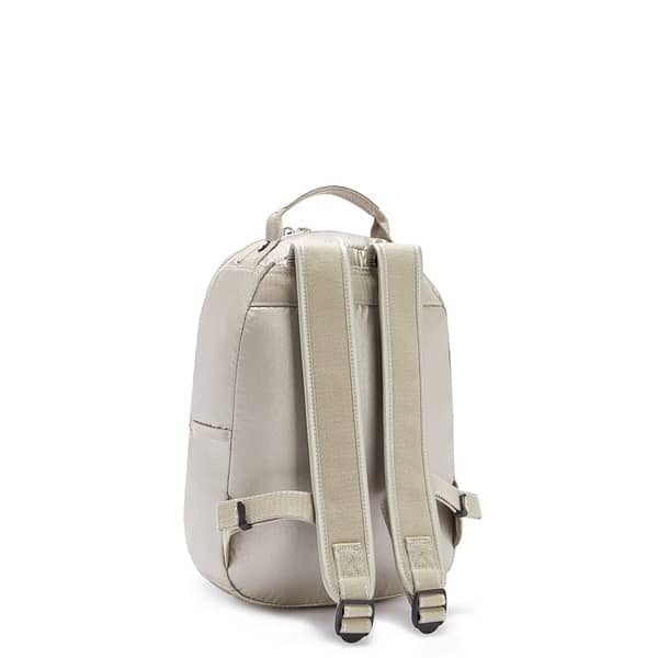 KIPLING Small Backpack (With Laptop Protection) Female Metallic Glow Seoul S  -  I3789-48I Kipling