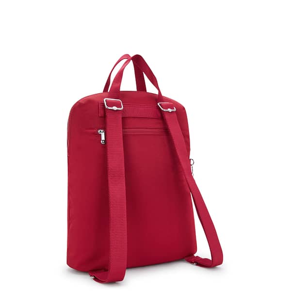 KIPLING Backpack (With Laptop Sleeve) Female Red Red Wine Kazuki I5306-6SE Kipling