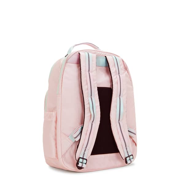 KIPLING Large Backpack with Separate Laptop Compartment Female Blush Metallic Seoul College  -  I7547-E7L Kipling