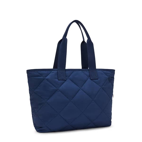 KIPLING Large Tote Female Airy Blue Quilt Colissa Up I3866-93U Kipling