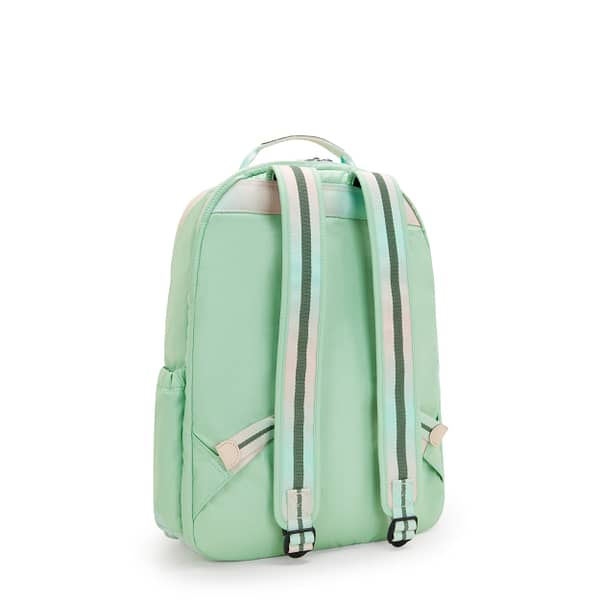 KIPLING Large backpack (with laptop compartment) Female Soft Green Met Seoul Lap  -  I7135-5KY Kipling