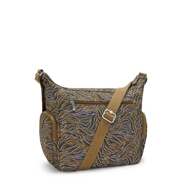 KIPLING Large crossbody Female Undersea Leaves Gabbie I3186-1PR Kipling