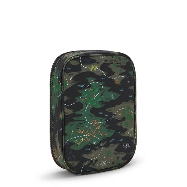 KIPLING Large pencase Unisex Camo Treasure 100 Pens I6002-3PB Kipling