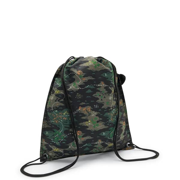 KIPLING Medium backpack (with drawstring) Unisex Camo Treasure Supertaboo I5637-3PB Kipling