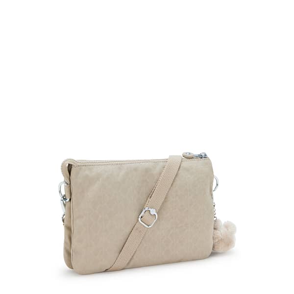 KIPLING Small crossbody (with removable strap) Female Signature Beige Embossed Riri I7502-96A Kipling