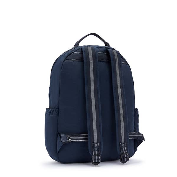 Kipling Large Backpack Unisex Blue Bleu 2 Seoul  -  I5210-96V Kipling