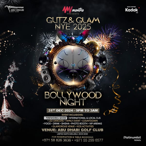 Glitz & Glam NYE 2025 in Abu Dhabi New Years Eve Events