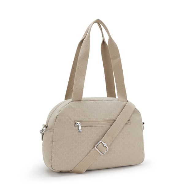 KIPLING Medium shoulderbag (with removable shoulderstrap) Female Signature Beige Embossed Cool Defea I6017-96A Kipling