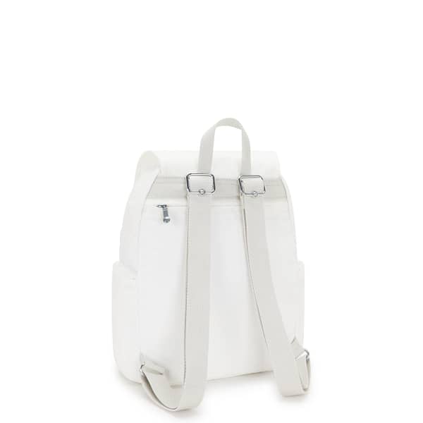 KIPLING Small Backpack with Adjustable Straps Female Pure Alabaster City Zip S  -  I3523-6KH Kipling