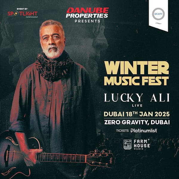 Lucky Ali Live at Zero Gravity in Dubai Desi Events