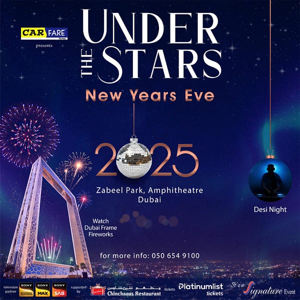 Under The Stars - New Years Eve in Dubai New Years Eve Events