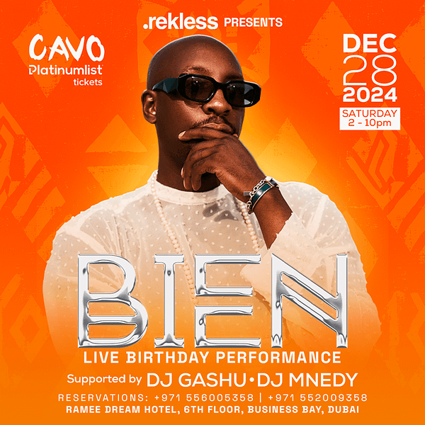 .rekless presents Bien Live in Dubai Nightlife