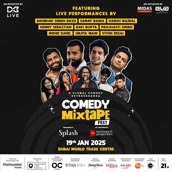 Comedy Mixtape Fest in Dubai Comedy Events