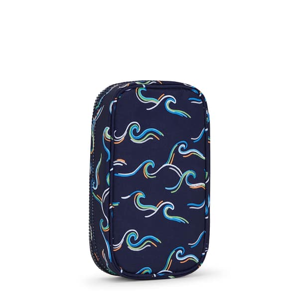 Kipling Medium Pencase Holds Up To 50 Pens Unisex Fun Ocean Print 50 Pens  -  I3707-W92 Kipling