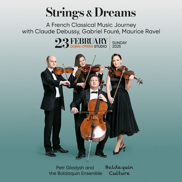 Strings & Dreams at Dubai Opera Studio Classical Events