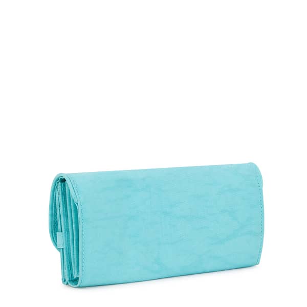 KIPLING Large Wallet Female Deepest Aqua Money Land  -  I4191-T6E Kipling