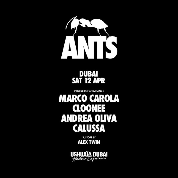 ANTS at Ushuaïa Dubai Harbour Experience Nightlife