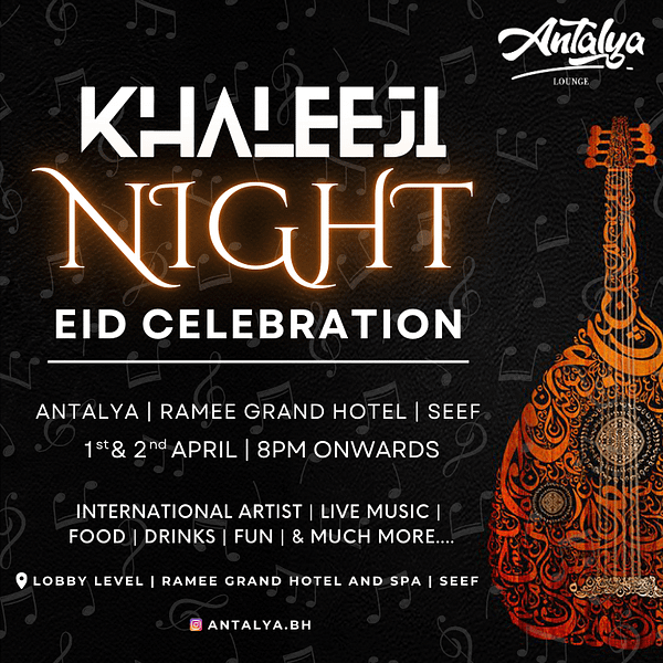 Arabic Khaleeji Nights at Antalya - Ramee Grand Hotel Eid Events and Activities