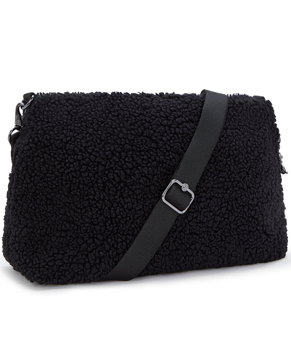 KIPLING Medium shoulderbag (with removable straps) Female Black Fuzz Pollie M I6331-5PF Kipling