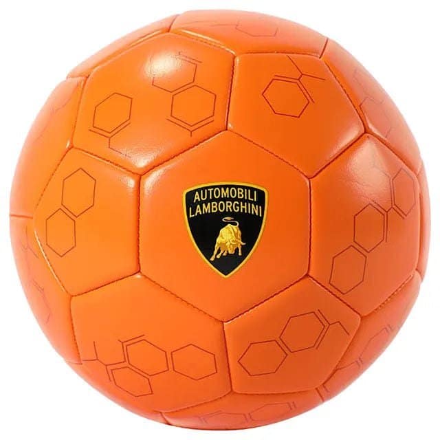 Lamborghini No.5 Pvc Soccer Ball-Orange Lamborghini Sports