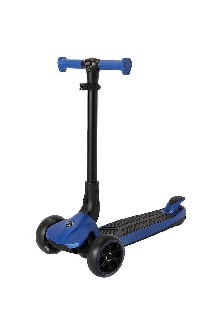 Lamborghini 3-Wheel Kids Scooter With Adjustable Height-Blue – Lamborghini Lamborghini 3-Wheel Kids Scooter With Adjustable Height-Blue Lamborghini Scooter