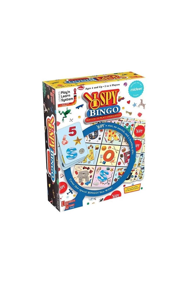 I Spy Bingo – Watch & Play Challenge – Mideer I Spy Bingo - Watch & Play Challenge Mideer Board Games