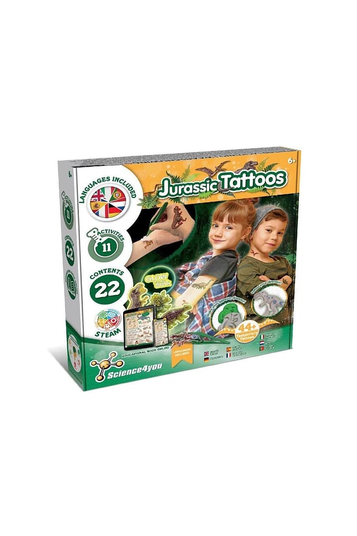 Jurassic Tattoos – Science4you Jurassic Tattoos Science4you Early Education