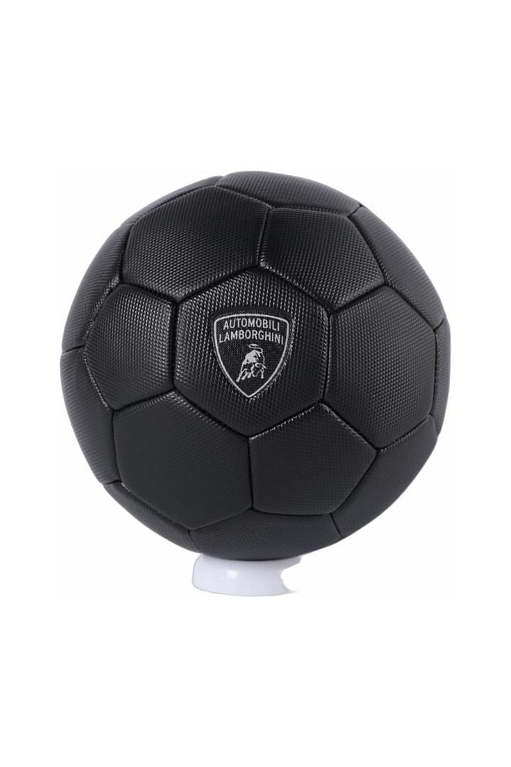 Lamborghini #3 Machine Sewing Pvc Soccer Ball - Black (Size 3) Lamborghini Sports