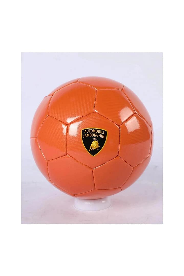Lamborghini #5 Machine-Swing Pu Carbon Fiber Soccer Ball-Orange Lamborghini Sports