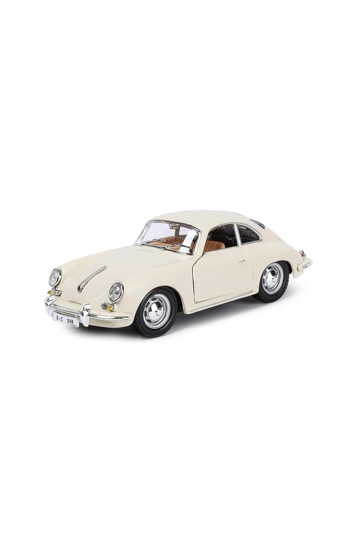 Bburago 1:24 Scale Porsche 356B Coupe (1961) – Ivory – Bburago Bburago 1:24 Scale Porsche 356B Coupe (1961) – Ivory Bburago Cars & Toys